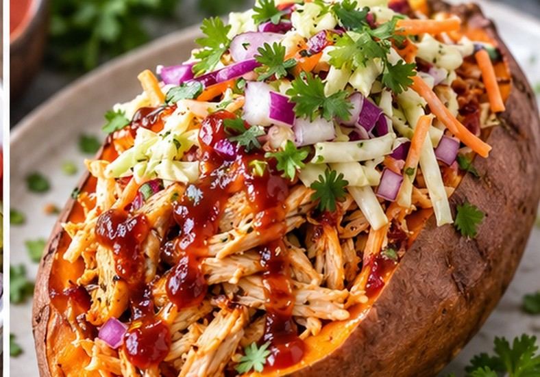 BBQ Chicken Loaded Potato, blurred preview