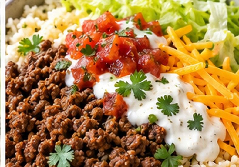93/7 Beef Taco Bowl, blurred preview